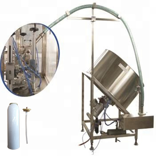 Máquina de seleção e inserção de válvula giratória de aerossol Meida